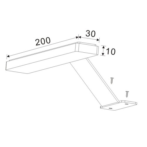 DUNCAN KASTSPOT LED 2.6W 3000K 12V ALU