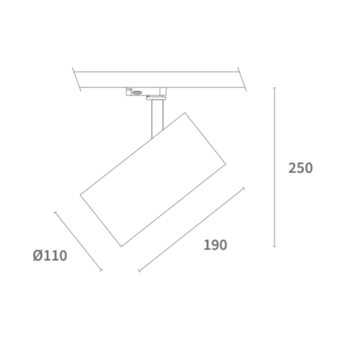 TUBO LED SHORT 3-FASE