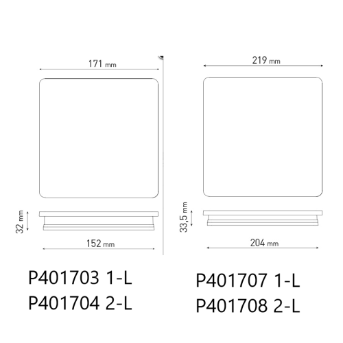 HYDROECLIPSE SQUARE IP65