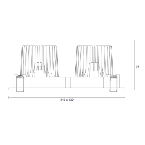 FLO 2-LICHTS DRAAI/KANTELBAAR