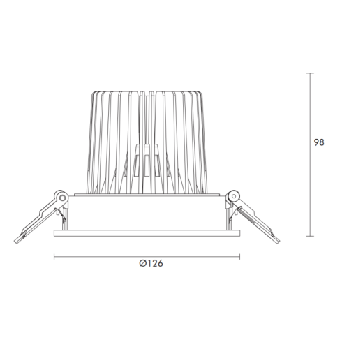 FLO ROND DRAAI/KANTELBAAR