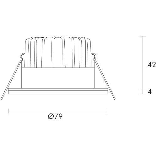 AQUA IP65 CRI>90 ROND VAST 